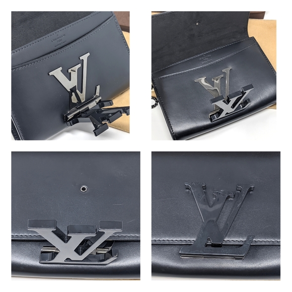🦄🎉Louis Vuitton Black Clutch Matte Black Hardware Limited Edition! 🦄🎉 - Picture 12 of 16